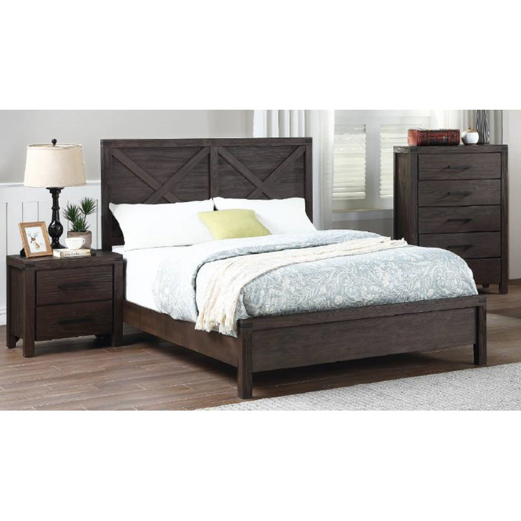 F&L Homes Studio Solid Wood Standard 3 Piece Bedroom Set Wayfair